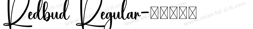 Redbud Regular字体转换